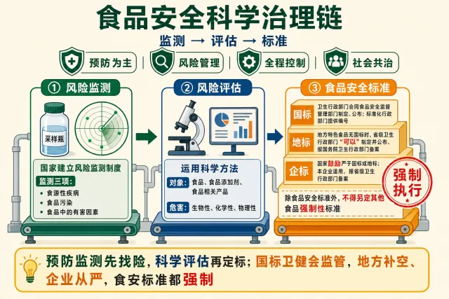 食品安全科学治理链：监测、评估与标准